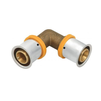 Mosadzné koleno 20 mm 90 stupňov. KAN-therm ultraPRESS 1009068060