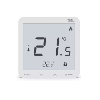 Bezprzewodowy regulator pokojowy R-8s PLUS natynkowy biały Tech WG.11.0624