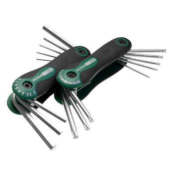 Sada kľúčov torx a šesťhranných kľúčov 8 EL. CrV STALCO S-46378