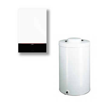 Viessmann Vitodens 100-W 32 kW jednorežimový plynový kondenzačný kotol balík B1HF + Vitocell 100-W typ CUGB 120 l zásobník Z028176