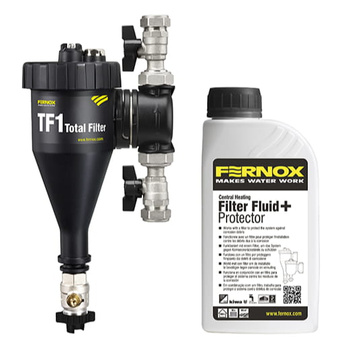 TF1 Celkom 3/4" magnetický filter s ventilmi + inhibítor F9 FERNOX 62147