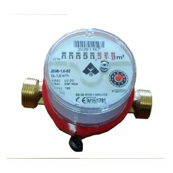 Jednoprúdový vodomer JS 1,6 DN 15 Apator Powogaz 133.011