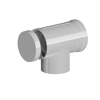 PP-AL koncentrické koleno 80/125 mm 87 st. s kontrolou Ricom PP80/125RB