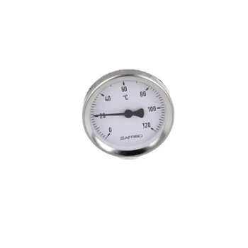 Bimetalový gombíkový teplomer ATh 63F, fi63 mm, 0÷120°C, kl. 2.0 AFRISO 63822
