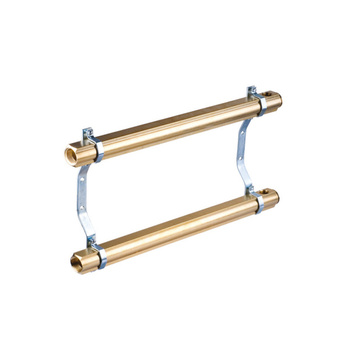 Mosadzný rozdeľovač PHA-100 4-cestný bez vsuviek L-203 mm Perfexim 30-100-0400-000