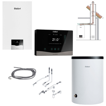 Balík Vaillant ecoTEC Plus VC 30CS/1-5 + tlaková fľaša VIH R 120/6B + regulátor VRC 720 sensoCOMFORT + pripojovacia sada + SPS pre hriadeľ 0010043625