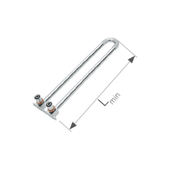 Mosadzné zložené koleno 16 mm s Cu rúrkou 200 mm KAN-therm ultraPRESS 1009068002