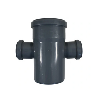 Czwórnik kolanowy kanalizacyjny PP 110/50/50/90/90 Armakan KWPP-CZ-110-012-W