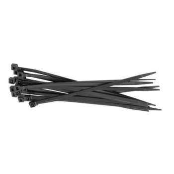 Nylonová kravata čierna Perfect 2,5x100 STALCO OPPC25100