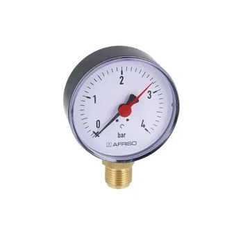 Manometr grzewczy RF 80 Fi 80 mm 0÷10 bar G1/2" RAD kl. 2,5 Afriso 63564