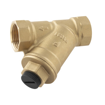 Filtr skośny siatkowy z magnesem nakrętno-nakrętny DN 32 1 1/4" Ferro F04M