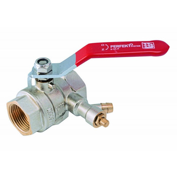 Guľový kohút PHA-008 s vypúšťacím ventilom 1/2" PN30 so sytičom Perfexim 00-008-0150-002