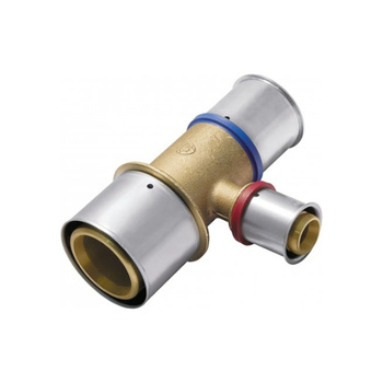 Mosadzné redukčné tesnenie 25 x 20 x 25 mm KAN-therm ultraPRESS 1009260163