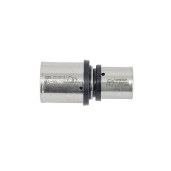 Złączka zaprasowywana redukcyjna mosiężna 25 x 16 mm Tweetop 06011107