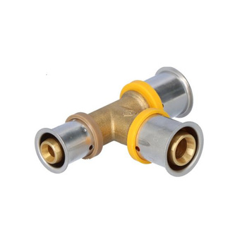 Mosadzné redukčné tričko lisované 20 x 16 x 20 mm KAN-therm ultraPRESS 1009260167