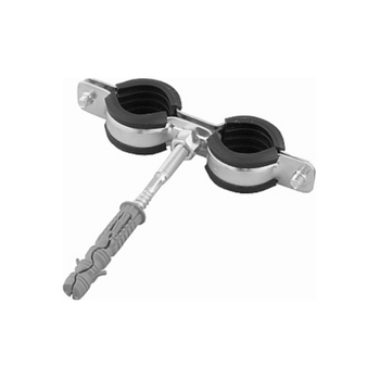 Obejma podwójna do rur z uszczelką 1/2" 20-25 mm Goshe 0780.881