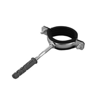 Kovový držiak s gumou 2 1/2" single