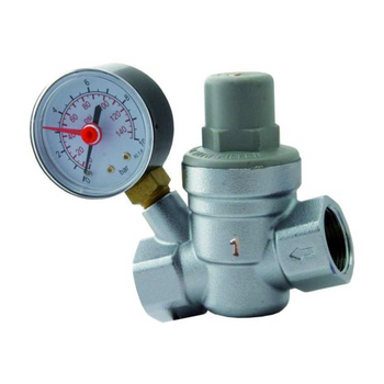 Reduktor ciśnienia 1" z manometrem Goshe 0350.304