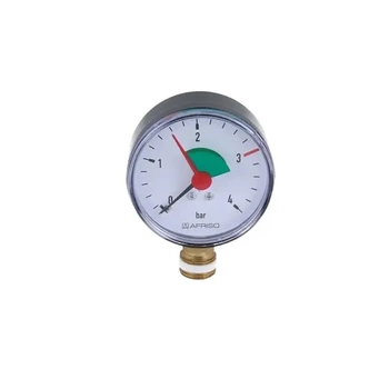 Manometr grzewczy HZ 63 Fi 63 mm 0÷4 bar G1/4" RAD kl. 2,5 Afriso 63911