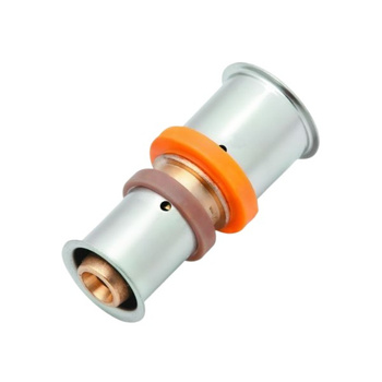 Mosadzné redukčné kovanie s lisovacím krúžkom 32 x 16 mm KAN-Therm Press 1009046075