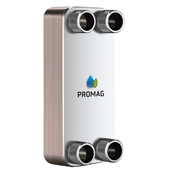 Výmenník tepla 15 dosiek 40 kW 1" PROMAG PGM-1c-15