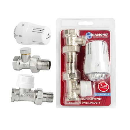 Priama 1/2 Diamantová termostatická súprava