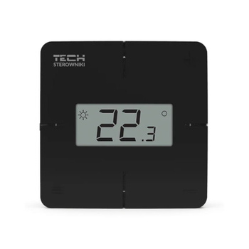 Bezdrôtový izbový ovládač R-8x na povrchovú montáž čierny Tech WG.11.0750