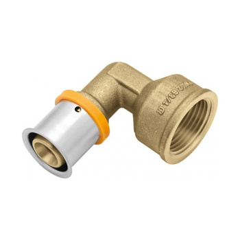 Mosadzné koleno s lisovacím krúžkom GW 16 x 1/2" KAN-therm ultraPRESS 1009069005
