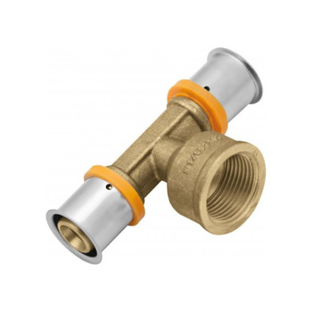 Mosadzné tričko s lisovacím krúžkom GW 25 x 1/2" KAN-therm ultraPRESS 1009258029