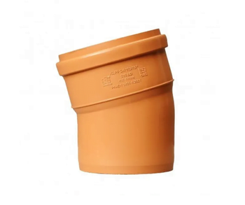 Vonkajšie kanalizačné koleno PVC 110/15 DYKA